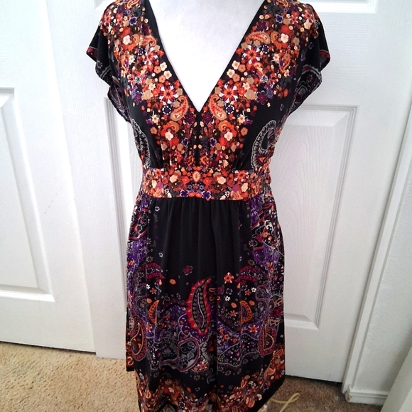 Nordstrom Brand eci Mixed Media Dress   Size 12 - Picture 1 of 13